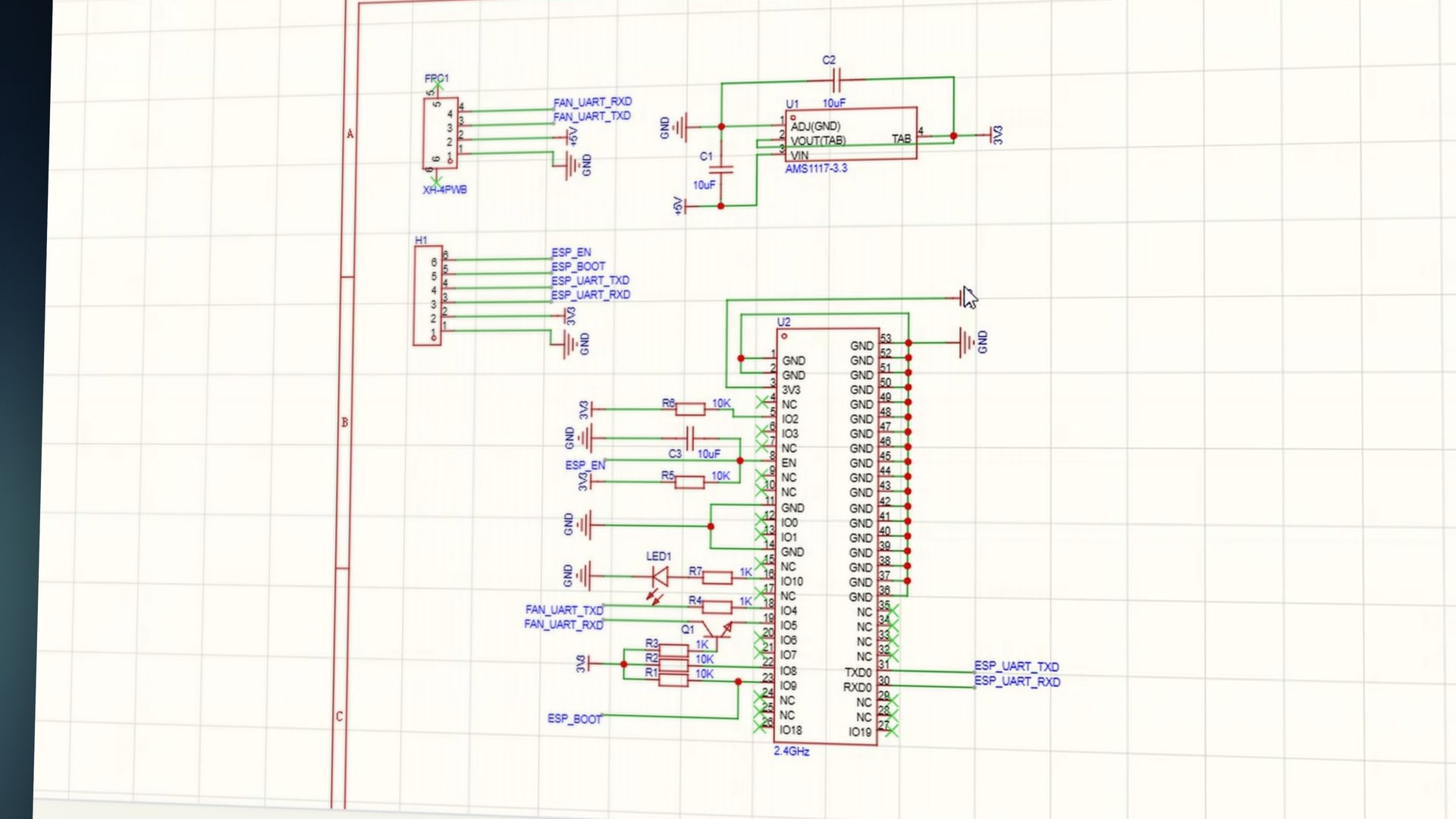 Chahal Brands: Regulator, module, programming header, fan UART. Nothing it doesn’t need.
