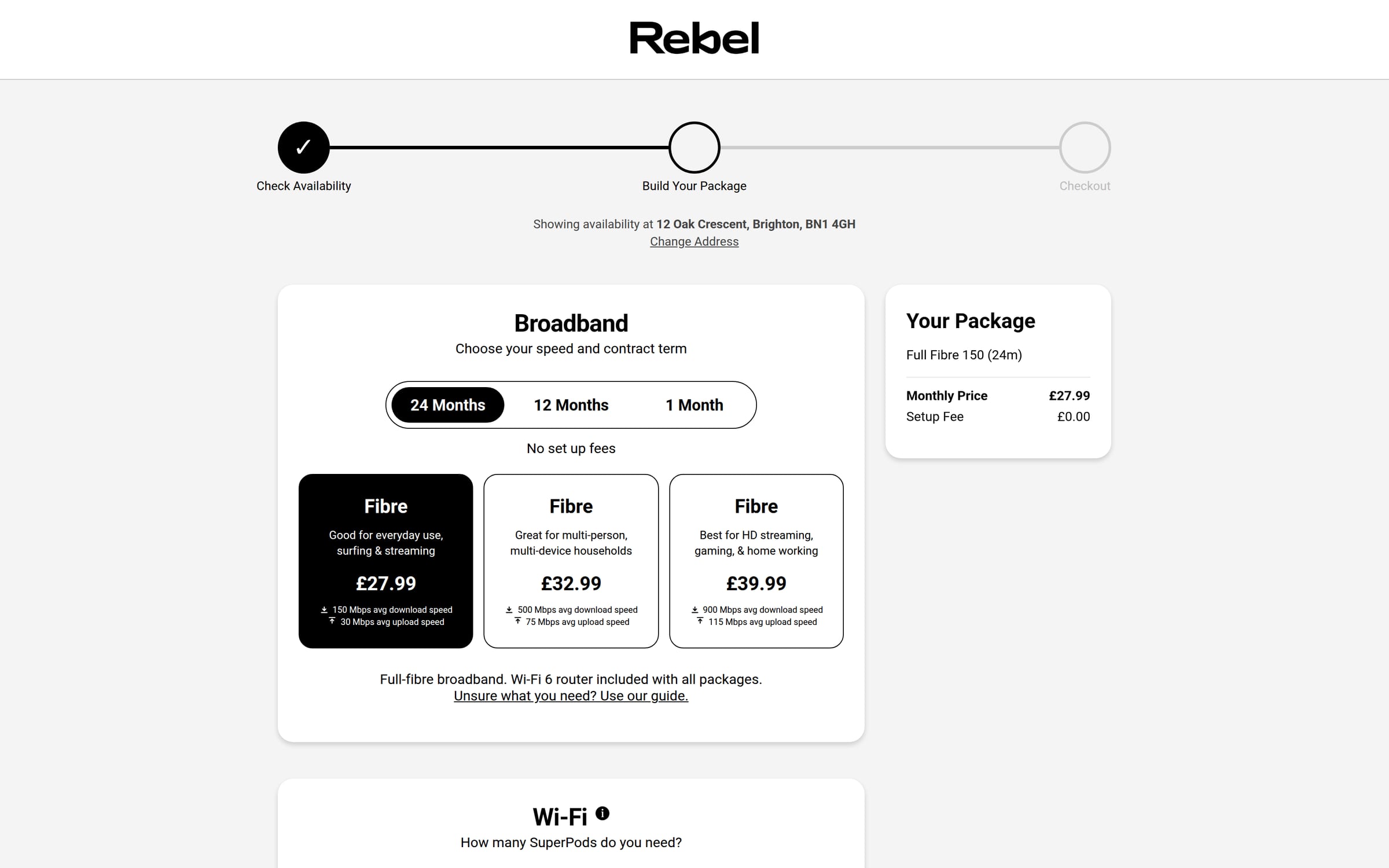 Rebel Internet: build your package